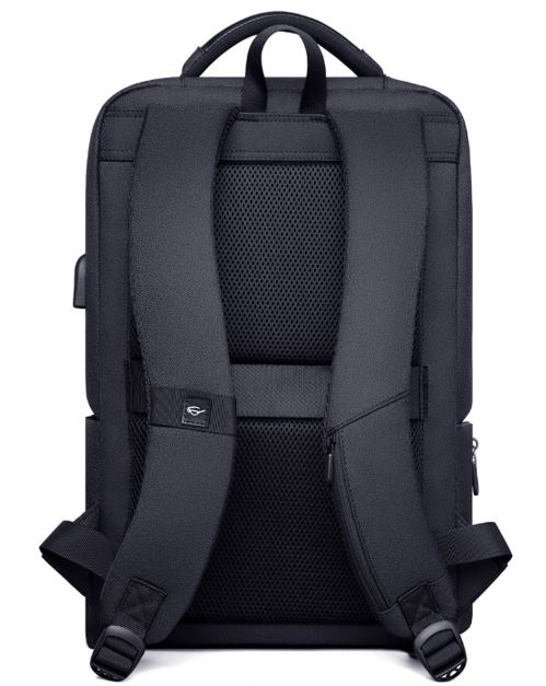 BOWERBIRD backpack bag 15.6-inch business casual charging anti-theft male backpack 1185090811 black