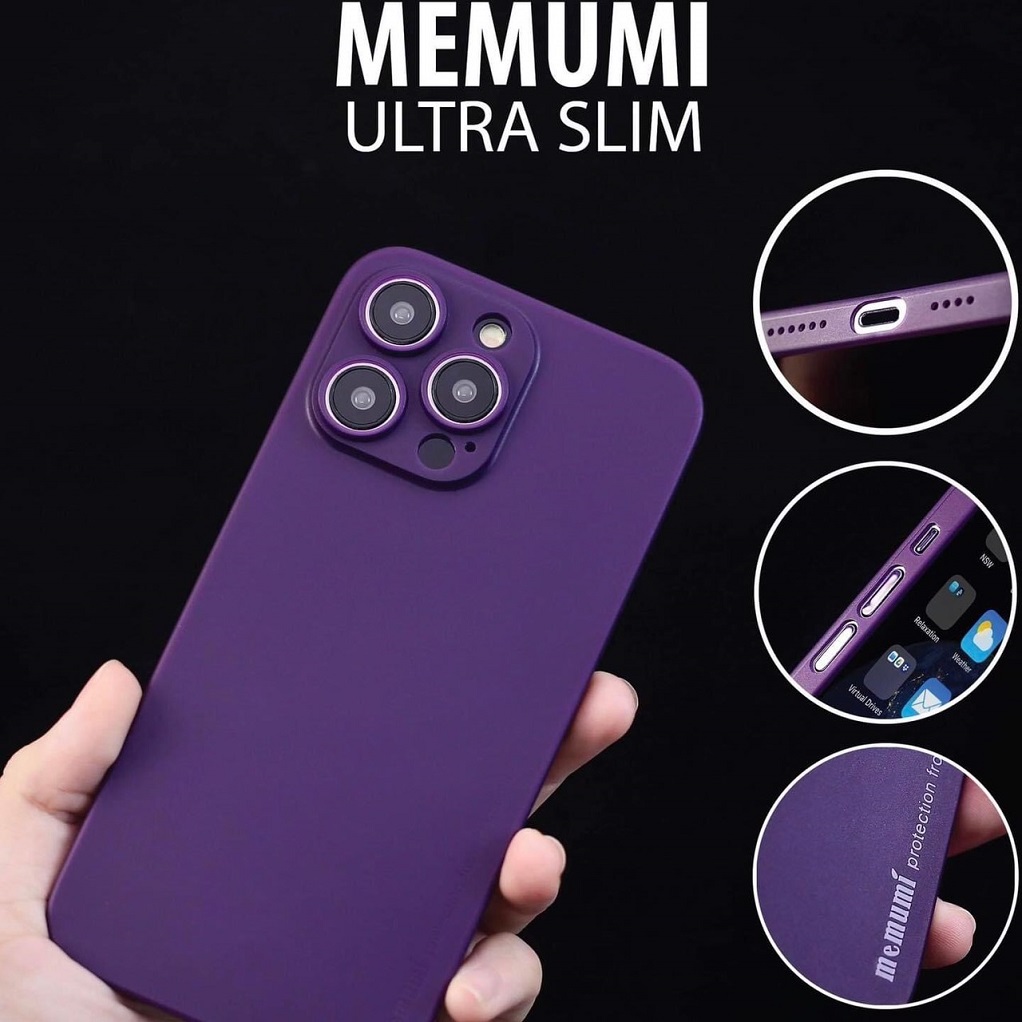 Ốp lưng Memumi siêu mỏng 0.3mm cao cấp dành cho iPhone 14 Pro, 14 Pro Max ( hàng chính hãng)