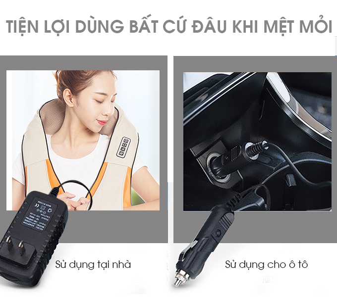 Máy massage vai lưng cổ Shiatsu FUKI FK-N89 7