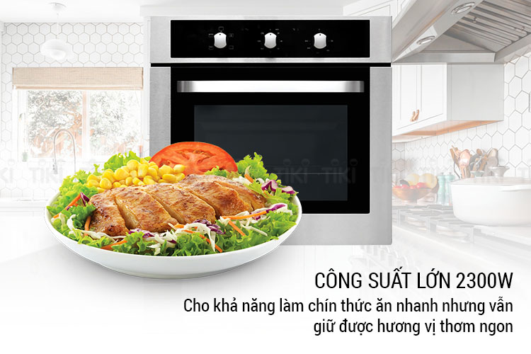Lò Nướng Âm Tủ Malloca MOV-575 ECO Tiết Kiệm Điện (57 Lít)