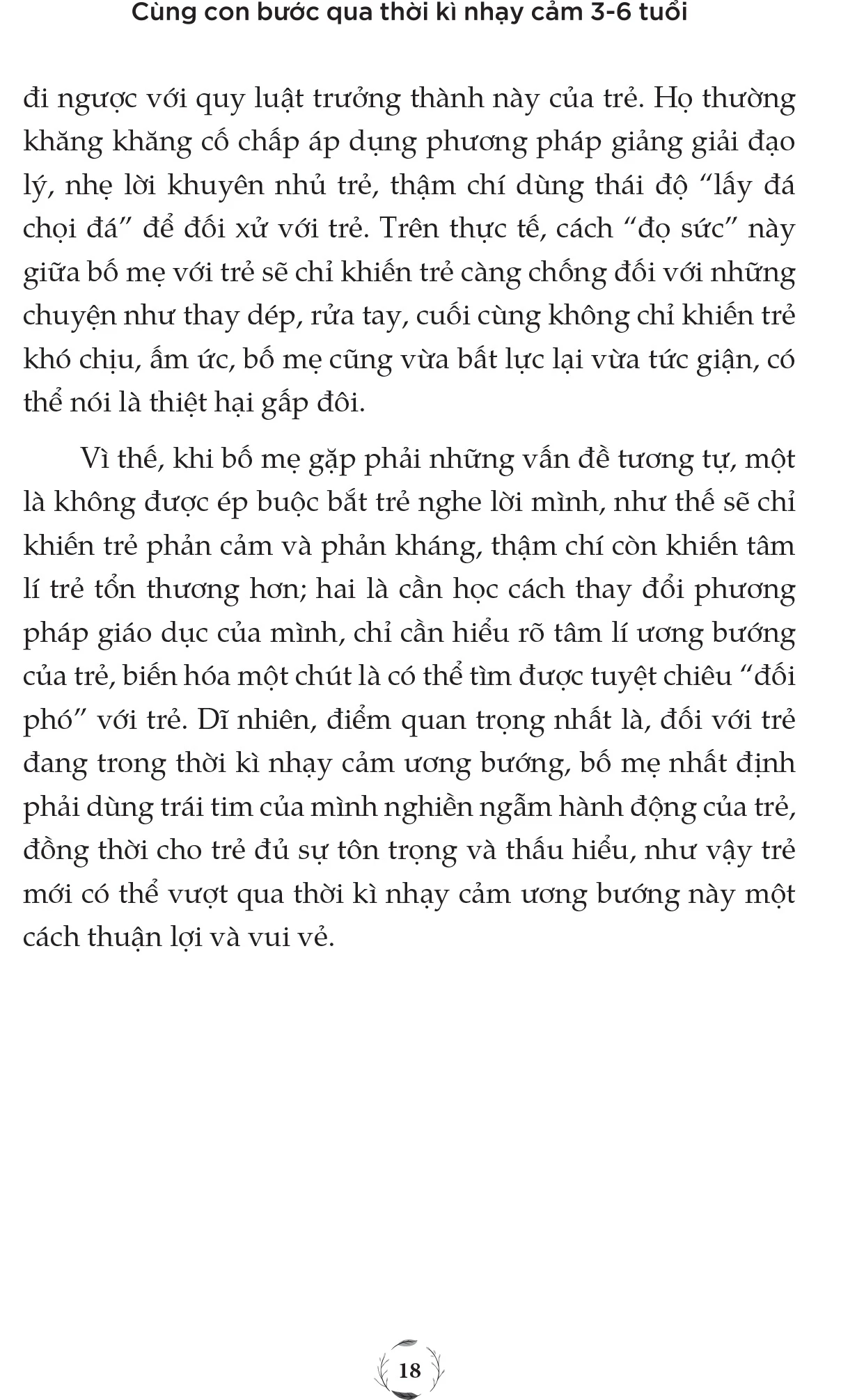Cùng Con Bước Qua Thời Kì Nhạy Cảm 3- 6 Tuổi