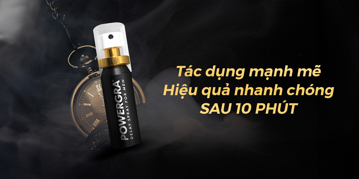 Chai xịt hỗ trợ nam giới Powergra For Men - Chai 13ml