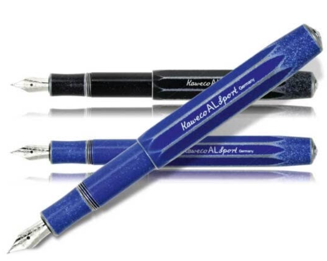 Kaweco AL Sport Stonewashed Washed Blue Aluminum Business Classic Pen Sports Retro Fashion Washing Series Pen EF 0.5mm [Germany Import]