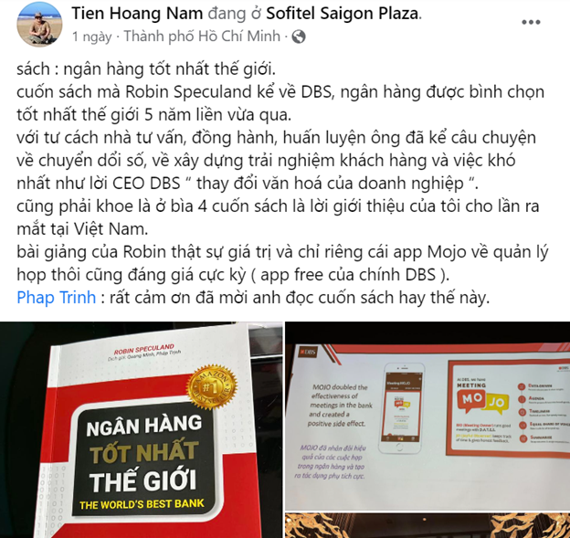 cảm nhận anh Hoàng Nam Tiến