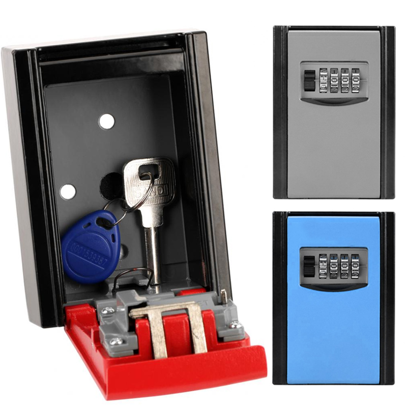 Password Key Box Safety Lock Box Creative Aluminium Alloy 4 Digit Code Pet Sitters Password Key Box Safety Lock Box Creative Aluminium Alloy 4 Digit Code Pet Sitters