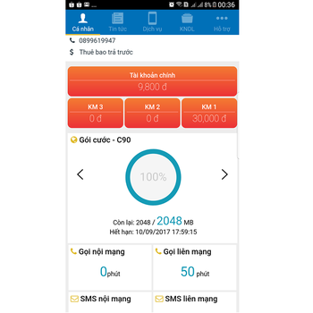Giao diện My Mobifone C90