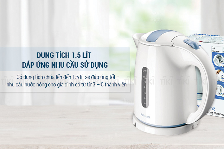 Bình Đun Siêu Tốc Philips HD4646 (1.5L)