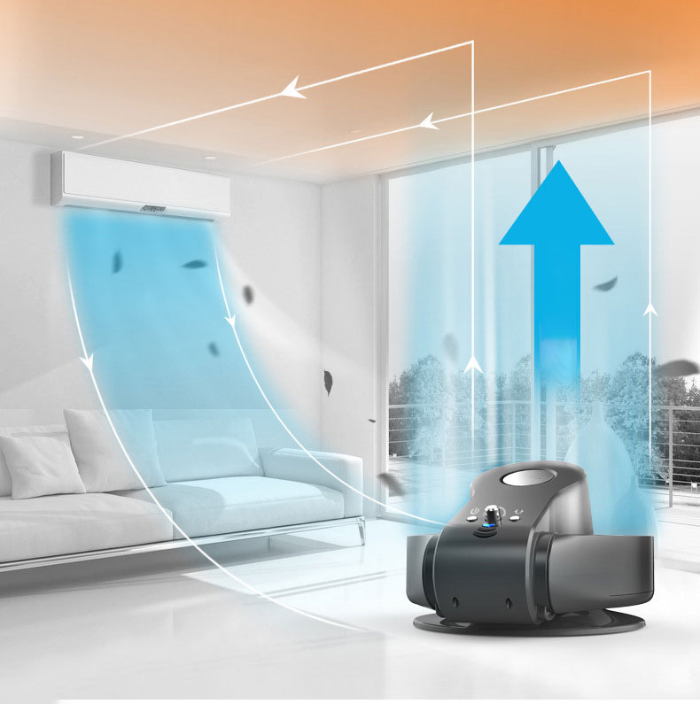 Quạt không cánh siêu mát an toàn KJapan CR-305 để bàn hoặc treo tường không gây tiếng ốn gia dụng aloma