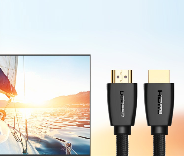 Cáp HDMI 2.0 hỗ trợ 3D , 4K dài 1.5m UGREEN HD118 40409 - Hàng Chính Hãng