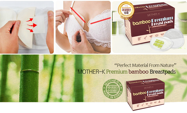 Lót thấm sữa sợi tre Mother-K Hàn Quốc (32 chiếc)