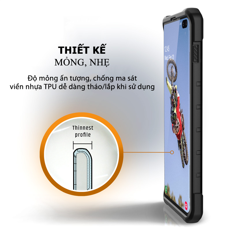 Ốp lưng Samsung Galaxy S10 Plus UAG Pathfinder Series