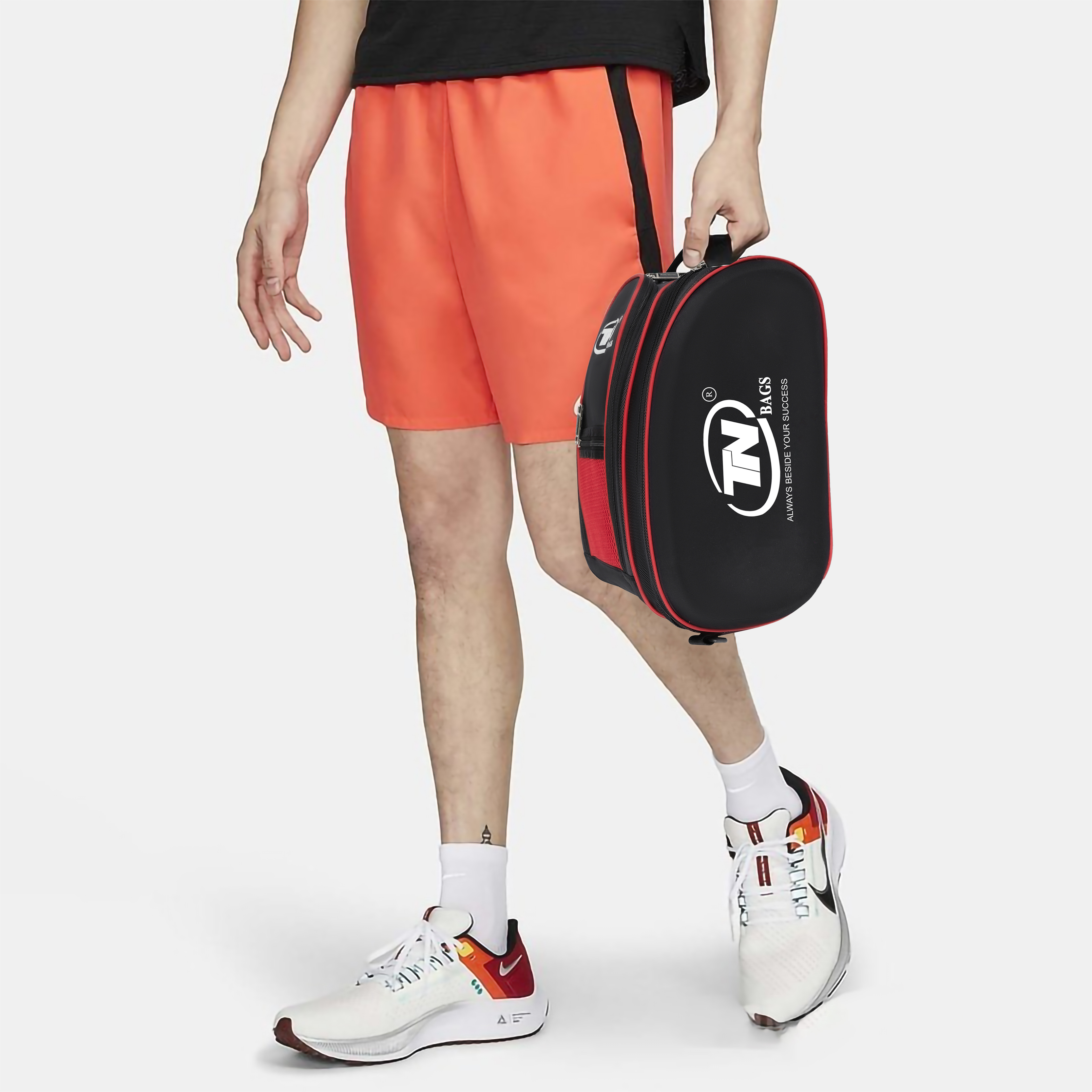 Túi đựng giày thể thao, túi đựng giày đá bóng TN Bags cho nam thiết kế 2 ngăn chống thấm nước tốt TN.B 9001