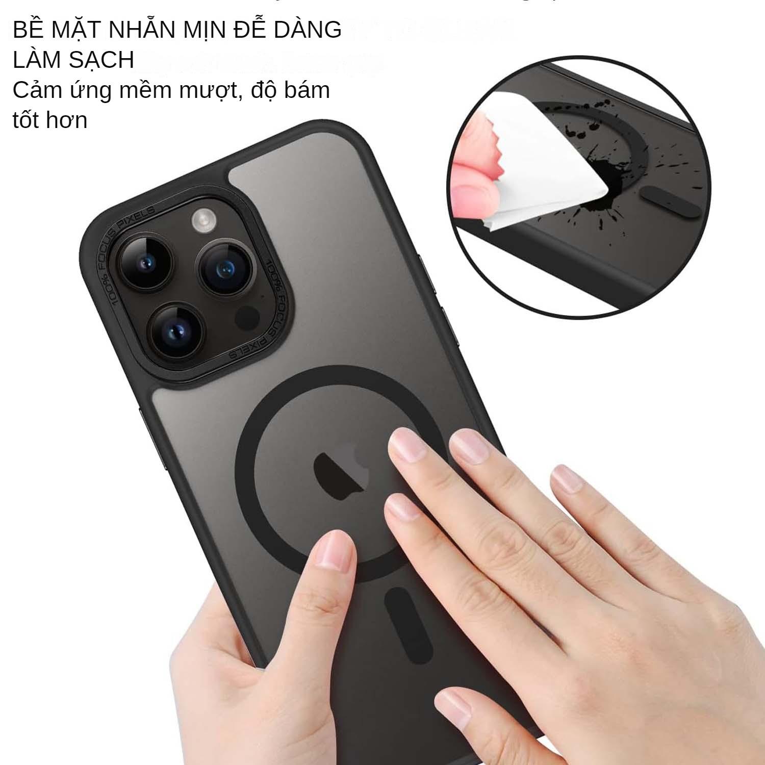 Ốp Lưng Cho iPhone 16 Pro Max | 16 Pro Likgus Gucase Chống Sốc, Chống Bám Vân Tay, Hỗ Trợ Sạc Từ Tính, Mặt Lưng Nhám Mờ Cao Cấp - Hàng Chính Hãng