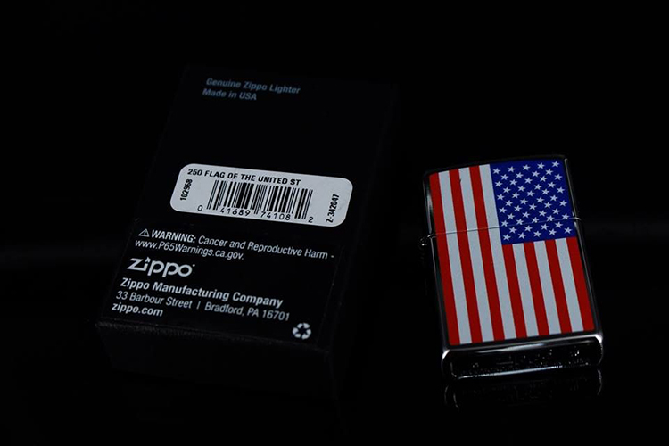 Bật Lửa Zippo 250 Flag Of The United States