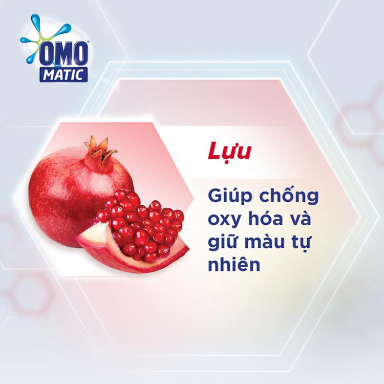 Nước Giặt OMO Matic Bền Đẹp Lựu Và Tre Cho Máy Giặt Cửa Trên (2.3kg/Túi)