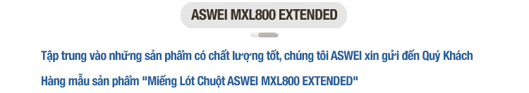 Miếng Lót Chuột Lớn ASWEI MXL800 EXTENDED, Bàn Di Chuột Chơi Game, Miếng Lót Chuột Chơi Game