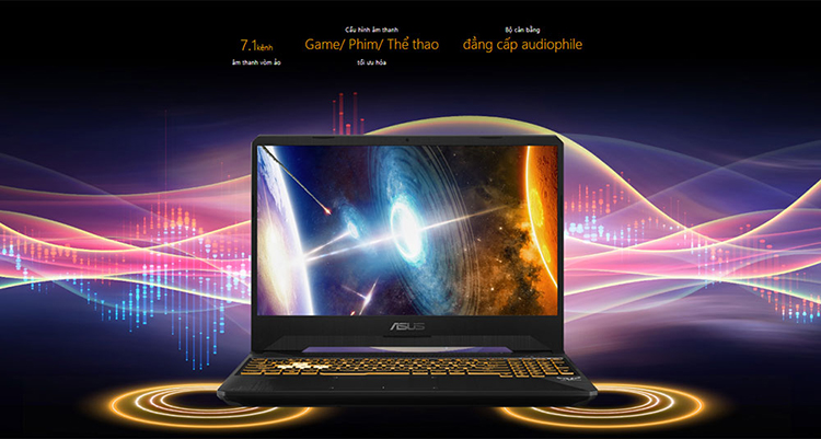 Laptop Asus TUF Gaming FX504GM-EN303T Core i7-8750H/Win10 (15.6″ FHD 120Hz) - Hàng Chính Hãng