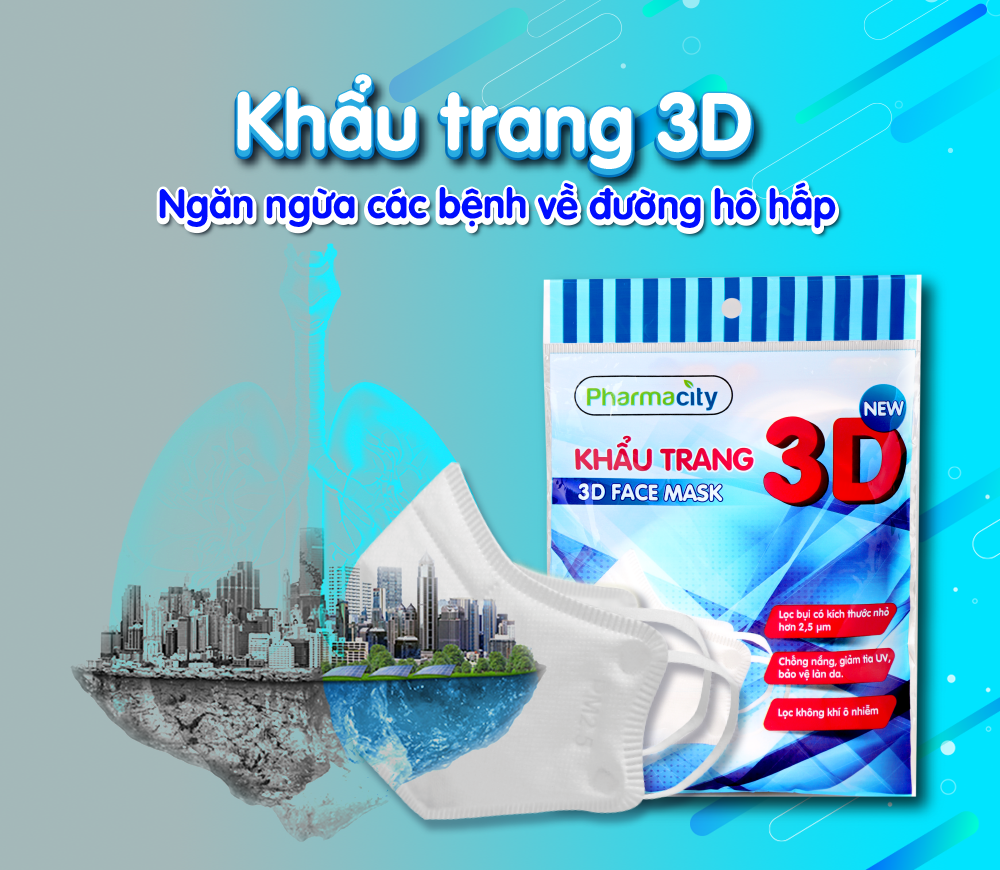  khẩu trang 3D