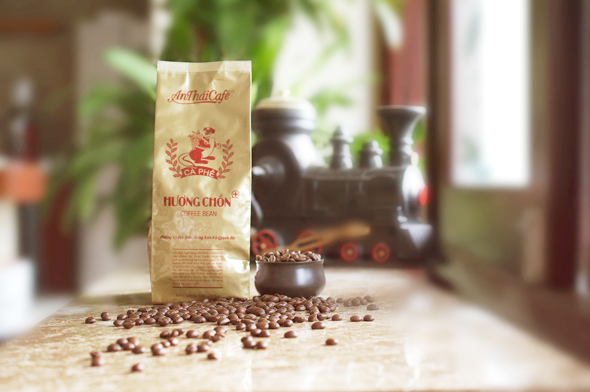 Cà Phê Hạt Rang AnTháiCafé Túi Hương Chồn (200g)