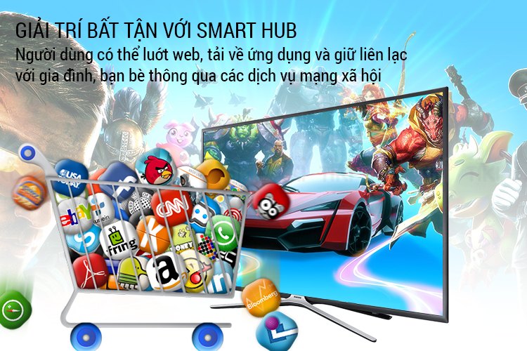 Smart Tivi Samsung 49 inch Full HD UA49M5503 - Hàng Chính Hãng