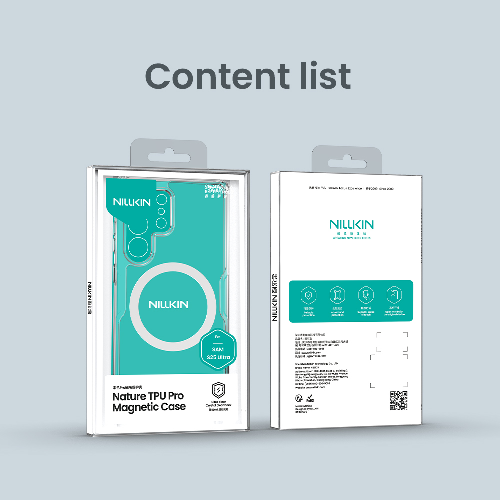 Ốp Lưng Nillkin Nature TPU Pro Magnetic Case cho Samsung Galaxy S25 Ultra - Hàng Chính Hãng