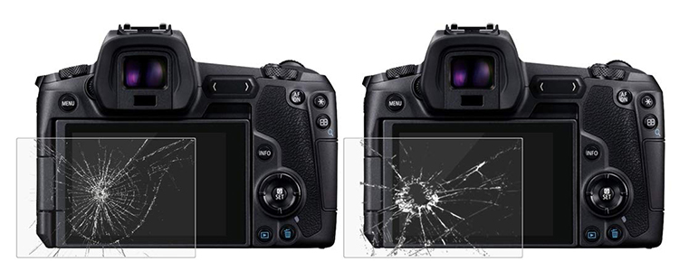 Kính Cường Lực Cho Puluz Canon EOS R - Hàng Nhập Khẩu