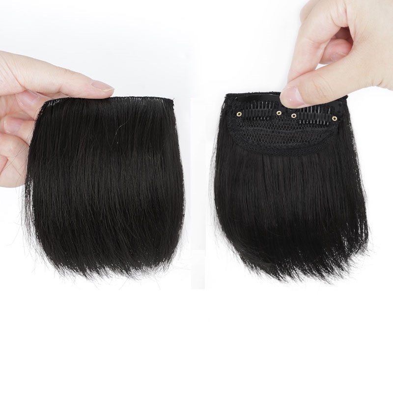 Tóc giả nữ kẹp phím phồng ngắn K04, kẹp phồng chân tóc