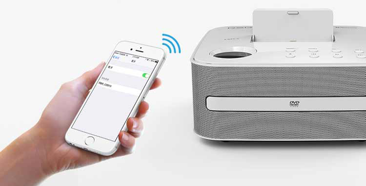 RSR DD515 Apple speaker can be inserted in the U disk / CD / DVD desktop mini combination Bluetooth alarm clock early education audio iphone7 / 6plus / 5s speaker white