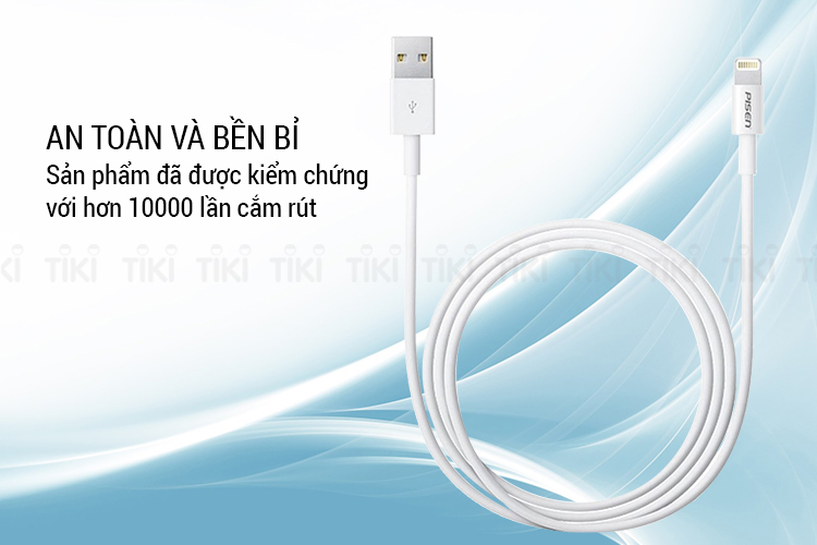 Cáp Sạc Lightning Pisen 1000mm
