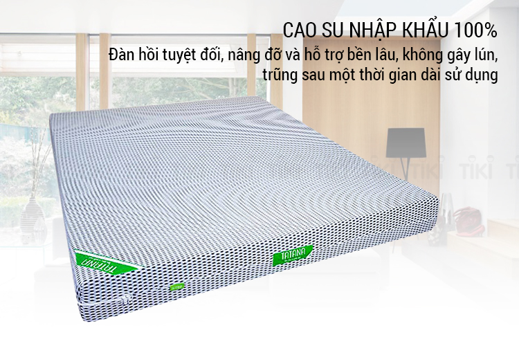 Nệm Cao Su Nhân Tạo TaTaNa Thẳng