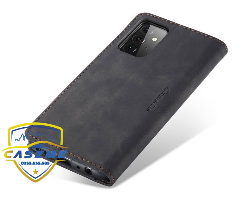 Bao da cao cấp dành cho Samsung A12, Samsung A52, Samsung A52s Samsung A72 dạng ví Caseme - Hàng Nhập Khẩu