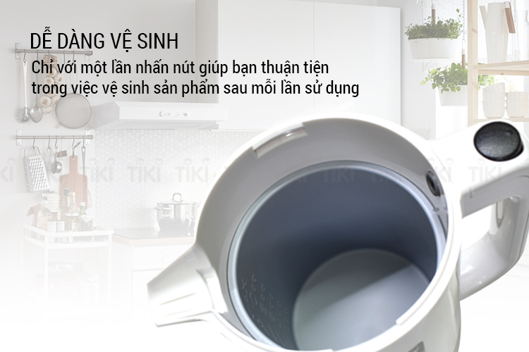 Bình Đun Siêu Tốc Tiger PFY-A10W (1 lít) - Màu Trắng