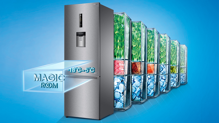 Tủ Lạnh Inverter Aqua AQR-IW378EB-SW (324L)