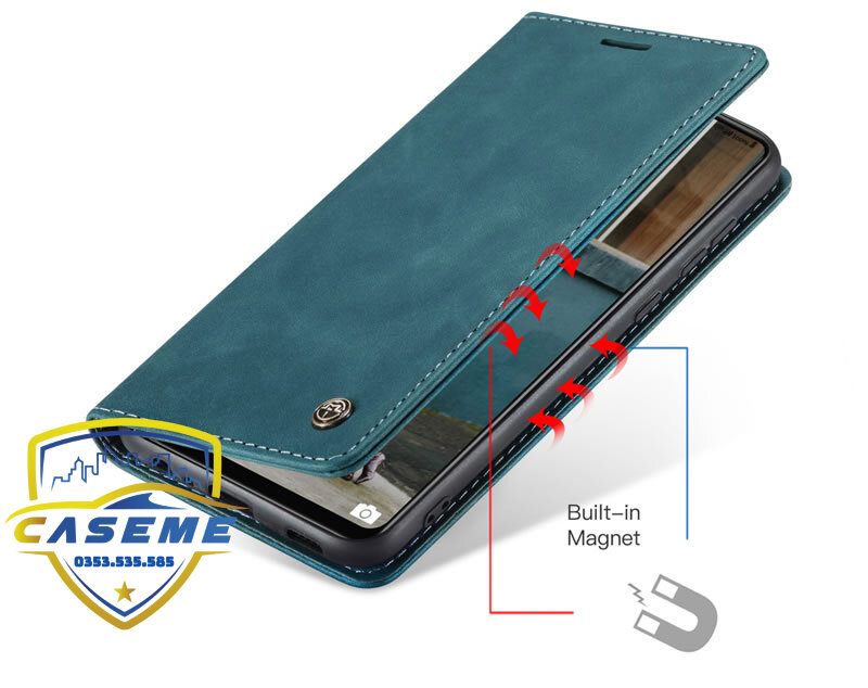 Bao da cao cấp dành cho Samsung A12, Samsung A52, Samsung A52s Samsung A72 dạng ví Caseme - Hàng Nhập Khẩu