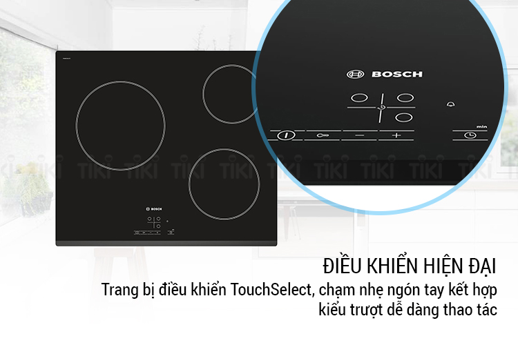 Bếp 3 Hồng Ngoại Âm Bosch PKM631B17E (59.2cm) - Hàng Chính Hãng