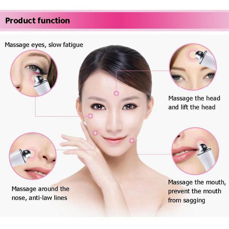 Mini Electric Vibration Eye Face Massage Electronic Vibration Beauty Pen Face Care Massage Eyes Wrinkle Removal