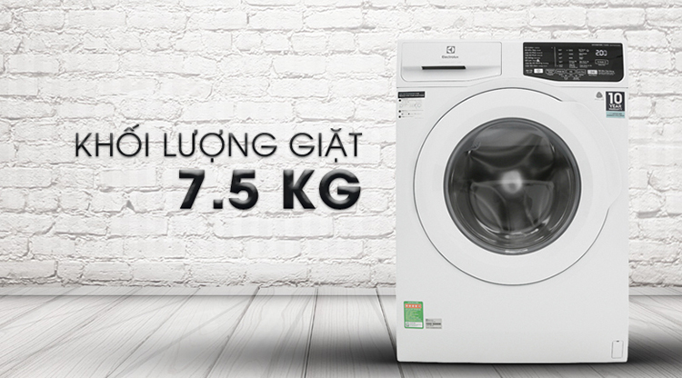 Máy Giặt Cửa Trước Inverter Electrolux EWF7525DQWA (7.5kg)-Hàng Chính Hãng Máy Giặt Cửa Trước Inverter Electrolux EWF7525DQWA (7.5kg)-Hàng Chính Hãng