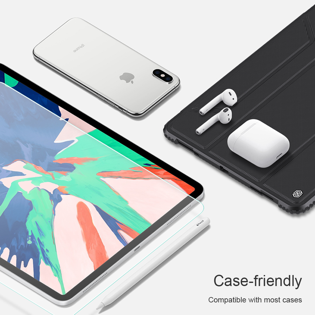Miếng dán màn hình kính cường lực cho iPad Air 5 10.9 inch 2022 (M1) hiệu Nillkin Amazing H+ (mỏng 0.2 mm, vát cạnh 2.5D, chống trầy, chống va đập) - Hàng Chính Hãng