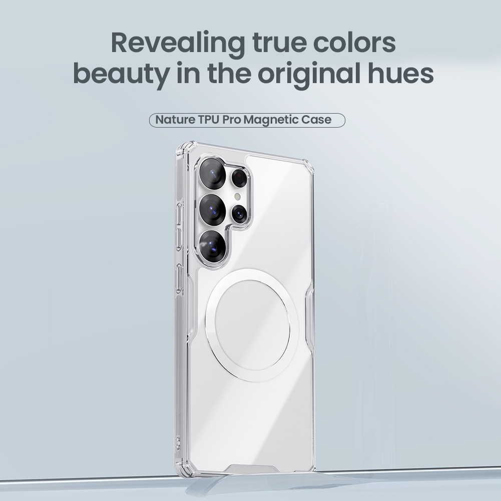 Ốp Lưng Nillkin Nature TPU Pro Magnetic Case cho Samsung Galaxy S25 Ultra - Hàng Chính Hãng