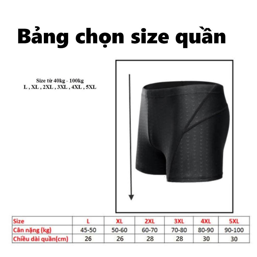 Quần Bơi Nam Thiết Kế Vảy Cá Mập Cleacco Chống Thấm Nước , Nhanh Khô Tặng Kèm Nón Bơi và Bịt Tai Silicon Cao Cấp