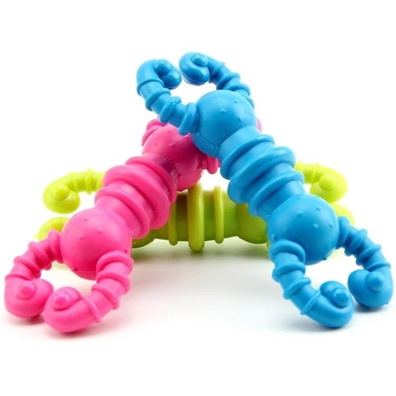 Combo 5 món đồ chơi đa hình giúp giảm ngứa răng, làm sạch răng chó mèo