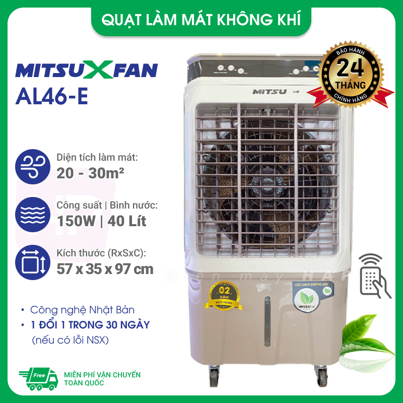 Máy Làm Mát Không Khí MitsuXFan AL46-E - Hàng Chính Hãng - Điện máy HAPA