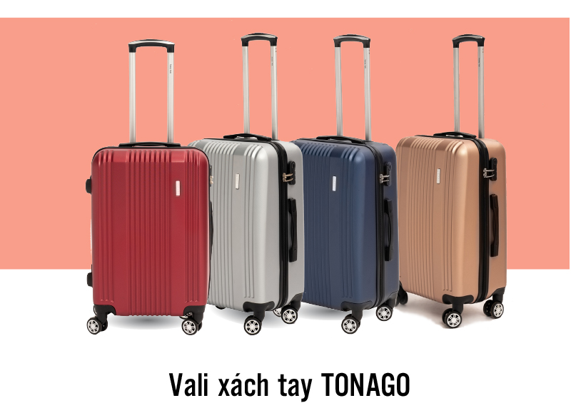 Vali du lịch TONAGO - Chống va đập, chống trầy xước