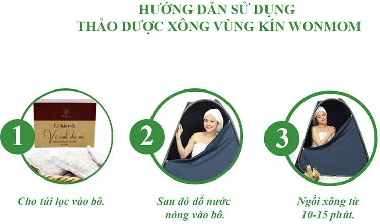 combo 2 hộp túi thảo mộc xông vùng kín thơm tho cho mẹ bầu & sau sinh wonmom (10 túi hộp) 3