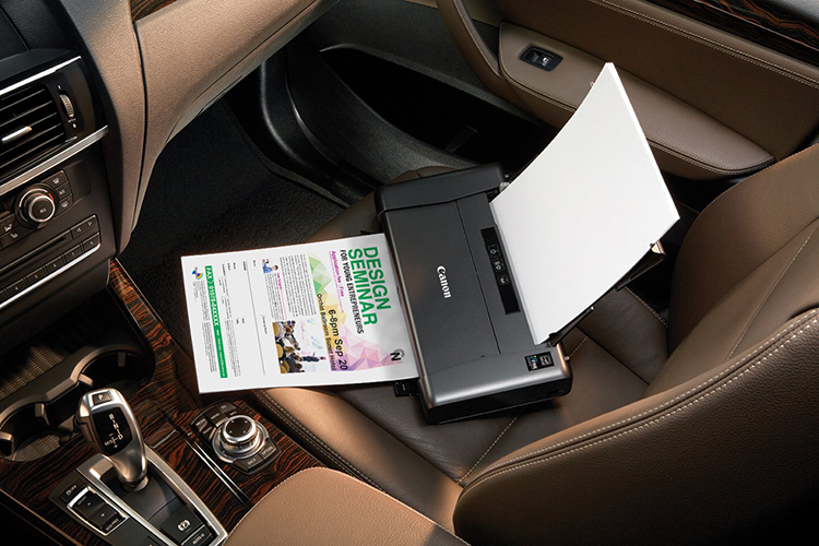 Máy in phun Canon IP110 kèm theo pin