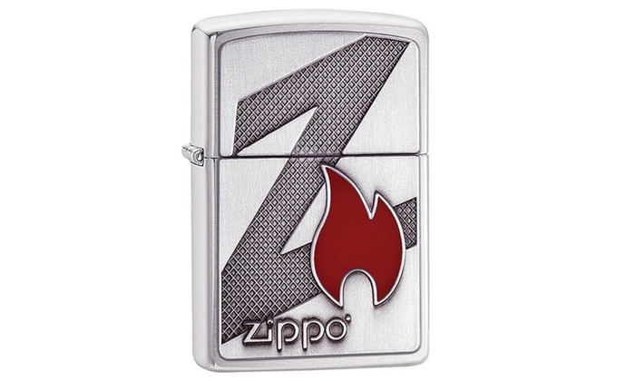 Zippo-Z-Flame-&-Logo-Emblem-Brushed-Chrome-29104-6
