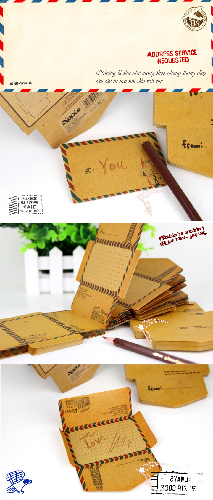 Giấy Ghi Chú Bìa Thư