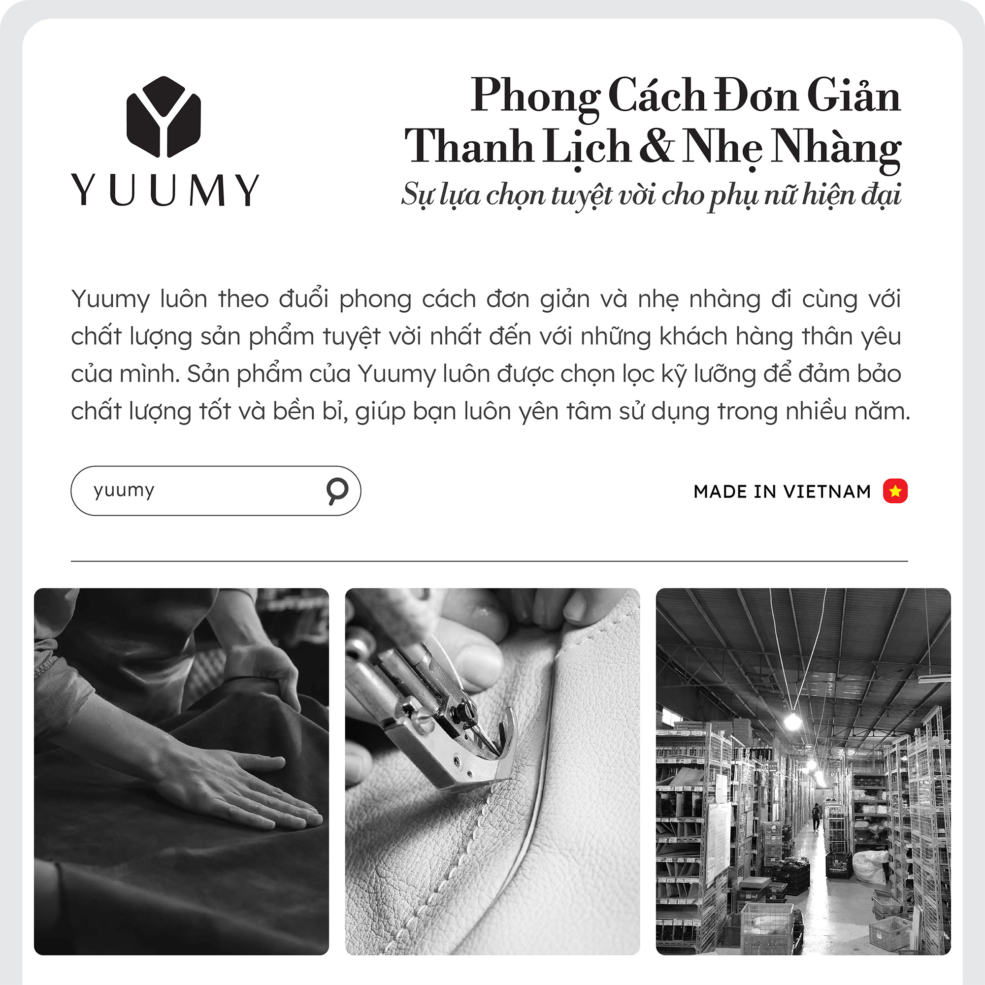 Balo Yuumy ( Thời trang nữ tiện lợi cỡ trung - Balo da Seasand YBA66 )