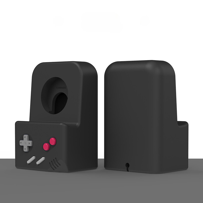Giá Đỡ Dành Cho Dock Sạc Apple Watch Ultra/ Apple Watch Series 1-9/SE/SE 2022, Kai.N Gameboy Silicone Stand_ Hàng chính hãng