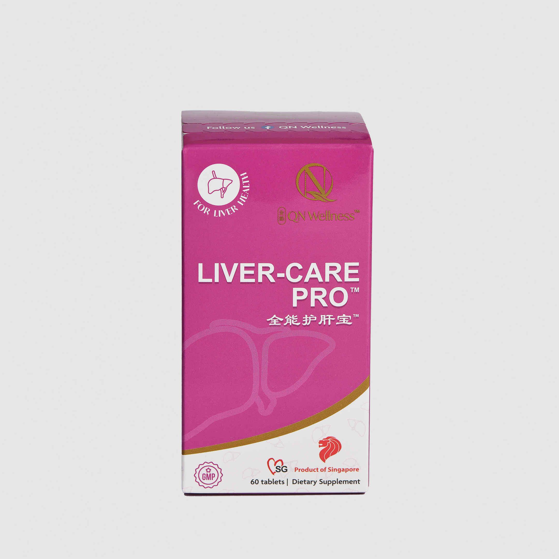 Viên Uống Bổ Sung Liver-Care Pro QN Wellness Chuyên Hỗ Trợ Phục Hồi & Bảo Vệ Gan, Điều Chỉnh Mức Độ Canxi Tế Bào, Cung Cấp Máu Cho Tim Mạch - Hộp 60 Viên